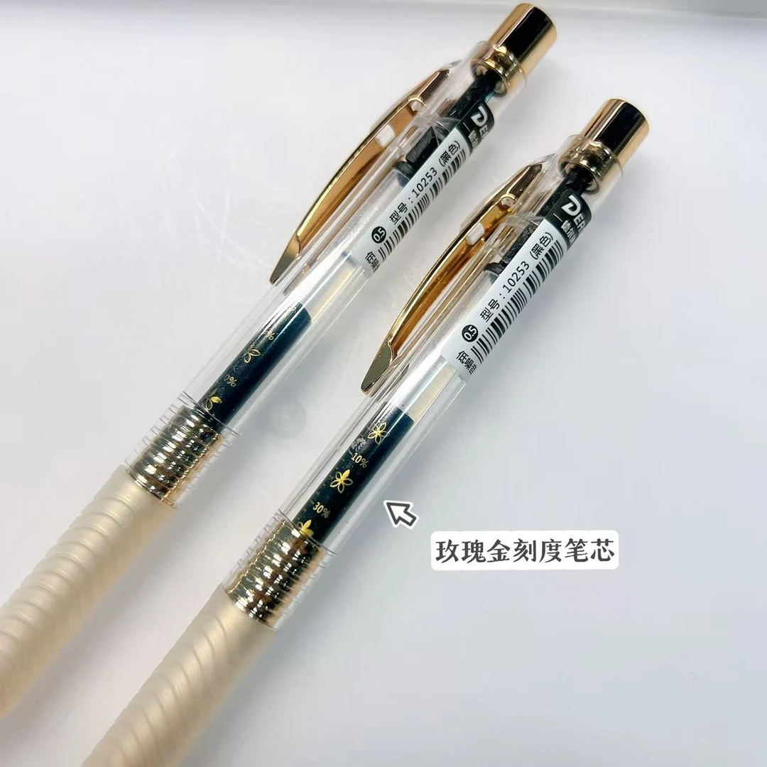 【黑墨-2支】G21玫瑰金德尔施低噪音体验,掉封蜡不售后