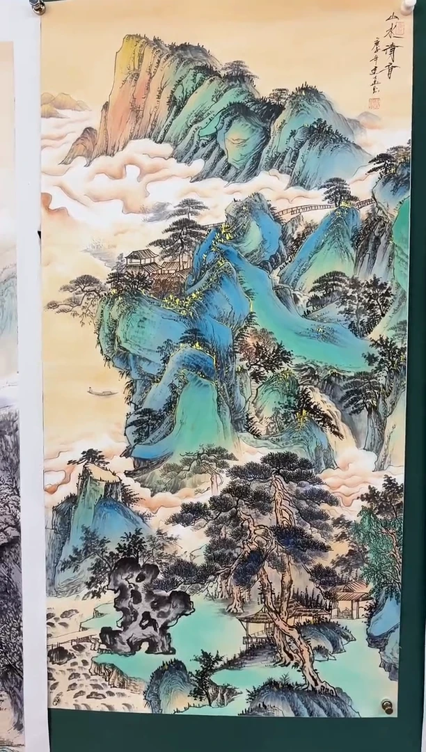 国画周建真老师绘画作品临沂书25-106