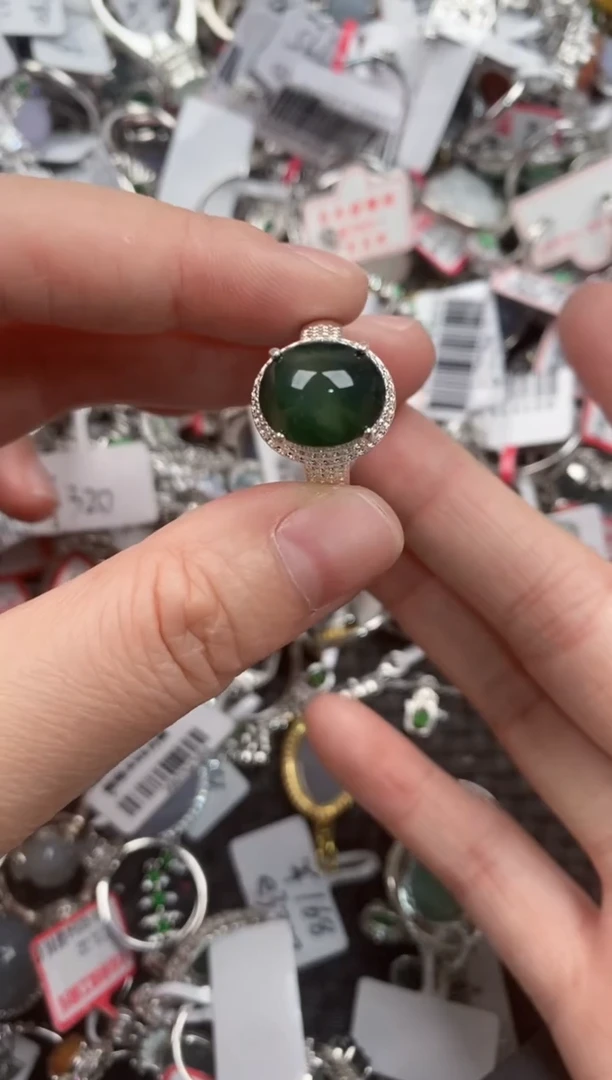 未镶嵌戒指翡翠444     5