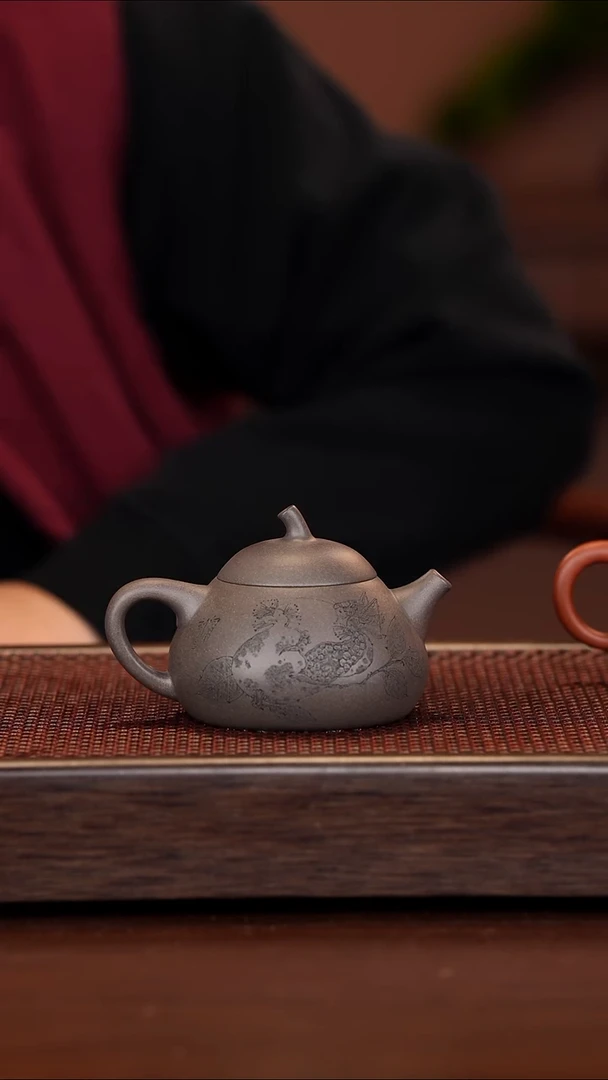 茶壶紫砂今*风徐壶记精品紫砂壶