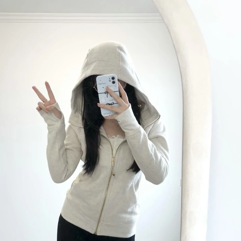 【Lulu Epoch】Scb修身款加绒运动卫衣-------ZX