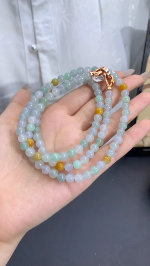 【闪购商品】翡翠手链未镶嵌卡6mm