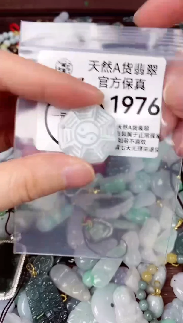 【闪购商品】翡翠颈饰未镶嵌天然A货翡翠1976