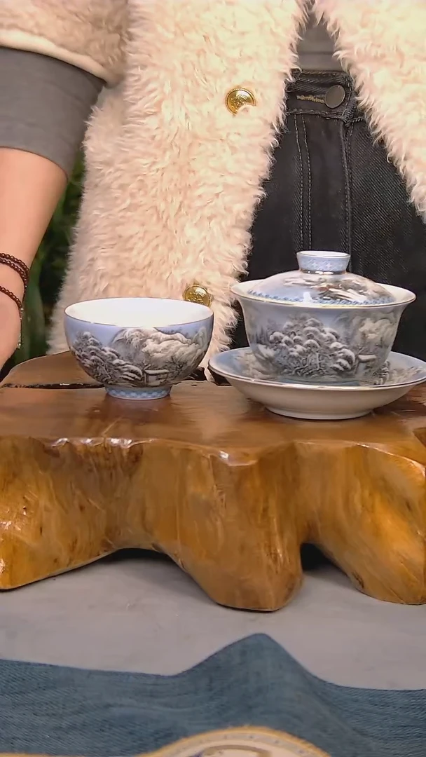 【闪购商品】 简装家用款2件套 陶瓷家用茶具系列