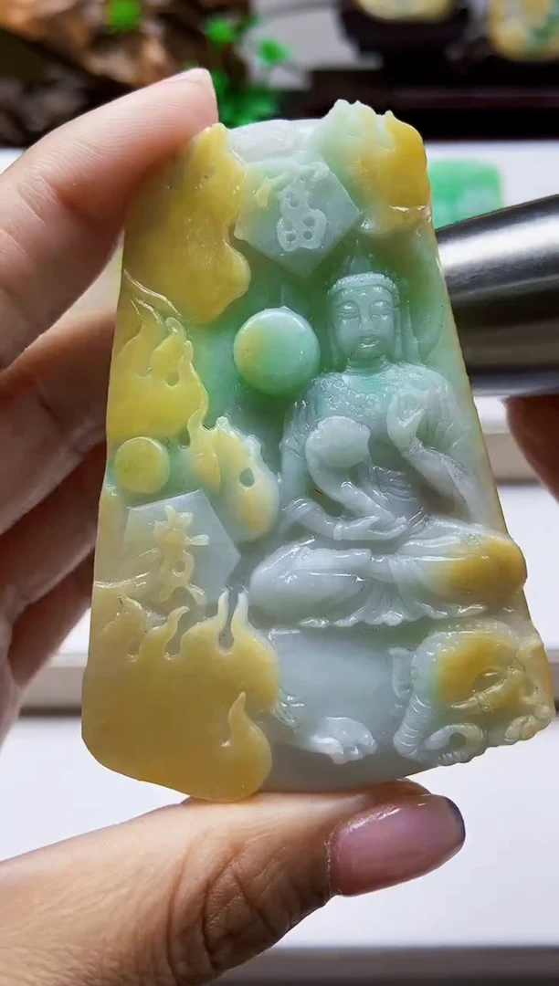 颈饰未镶嵌翡翠翡翠A货