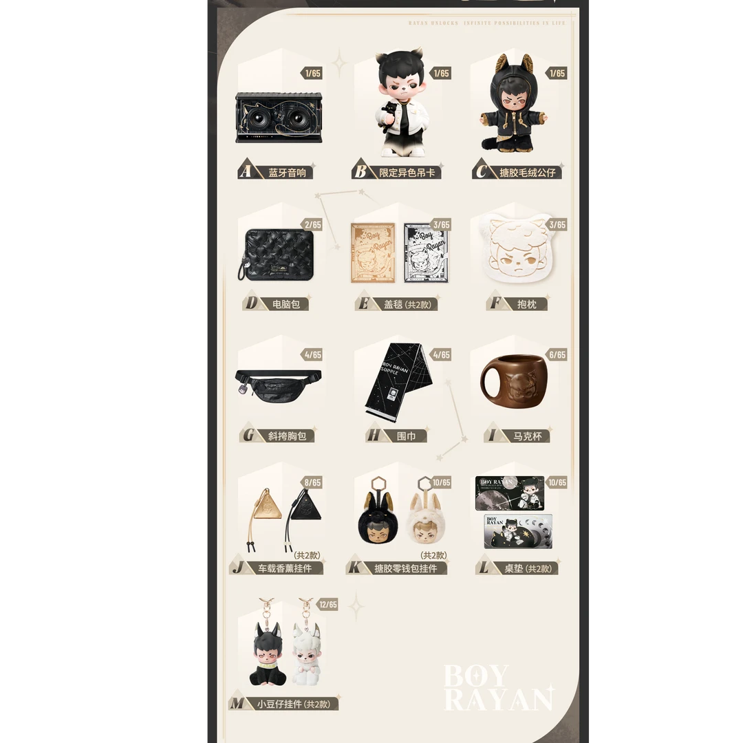 TNT Rayaa·触觉·系列-抽抽乐一番赏-潮玩盲盒-尾巴