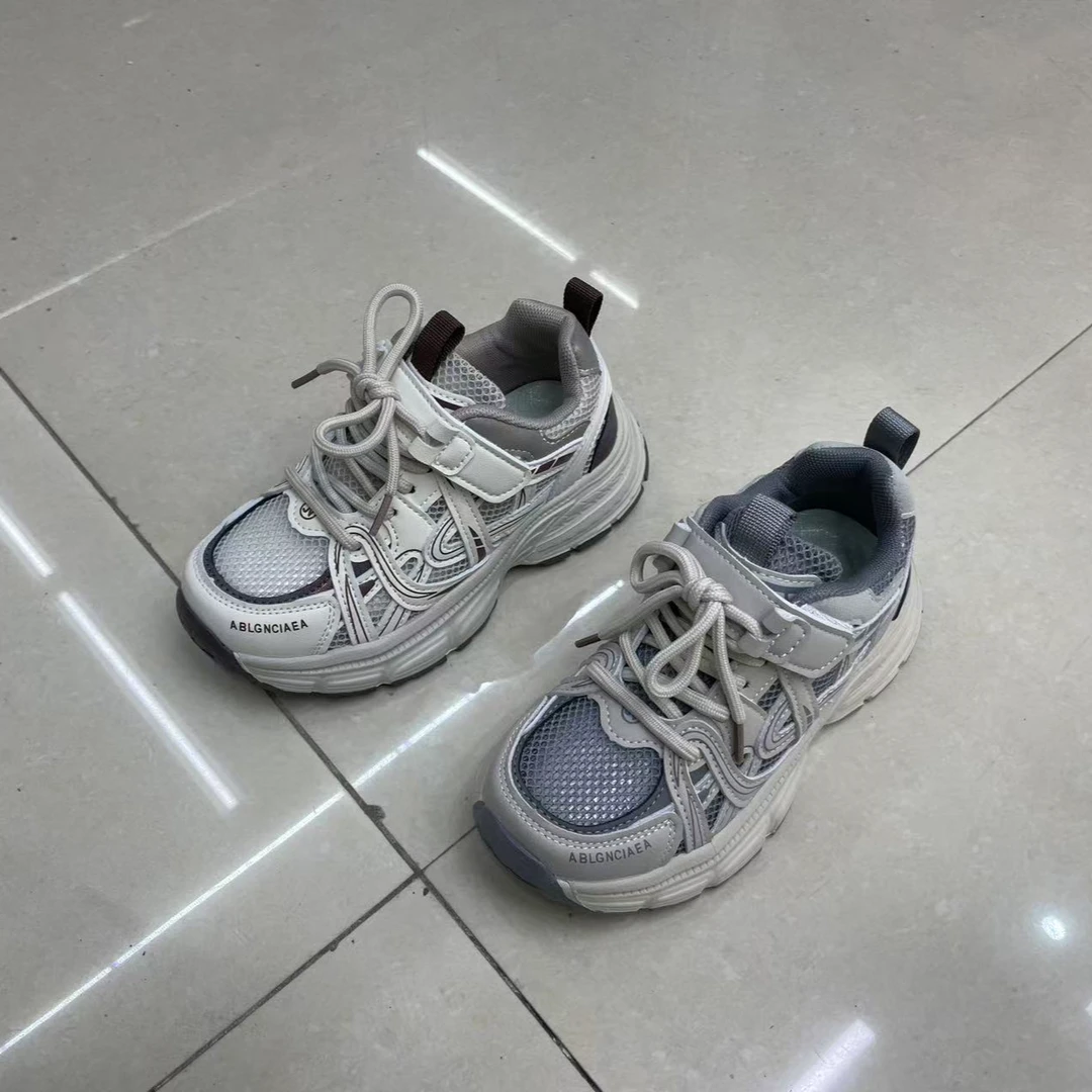 春季单网 86091儿童休闲舒适百搭时尚运动老爹鞋