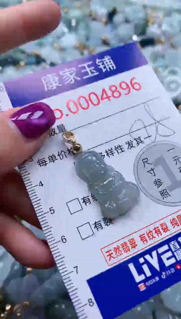 颈饰未镶嵌翡翠4896