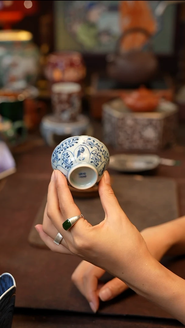 丰青堂人物杯  景德镇陶瓷福利款