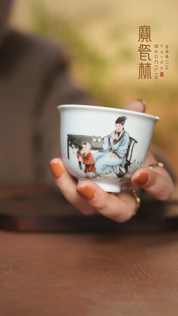 【闪购商品】宝瓷林五彩孔融让梨