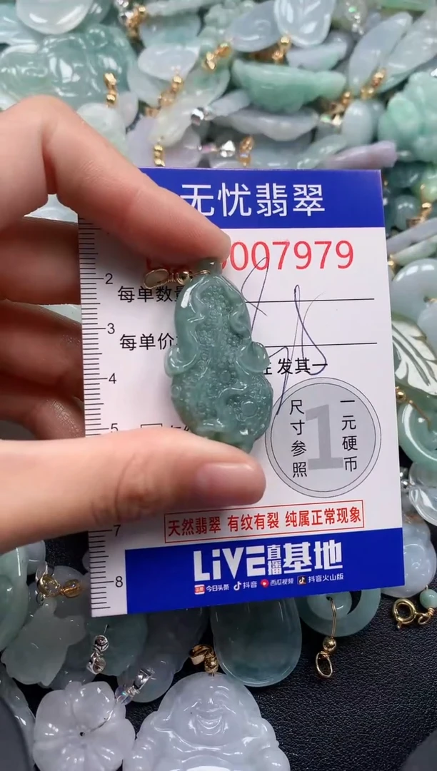 颈饰未镶嵌翡翠7979