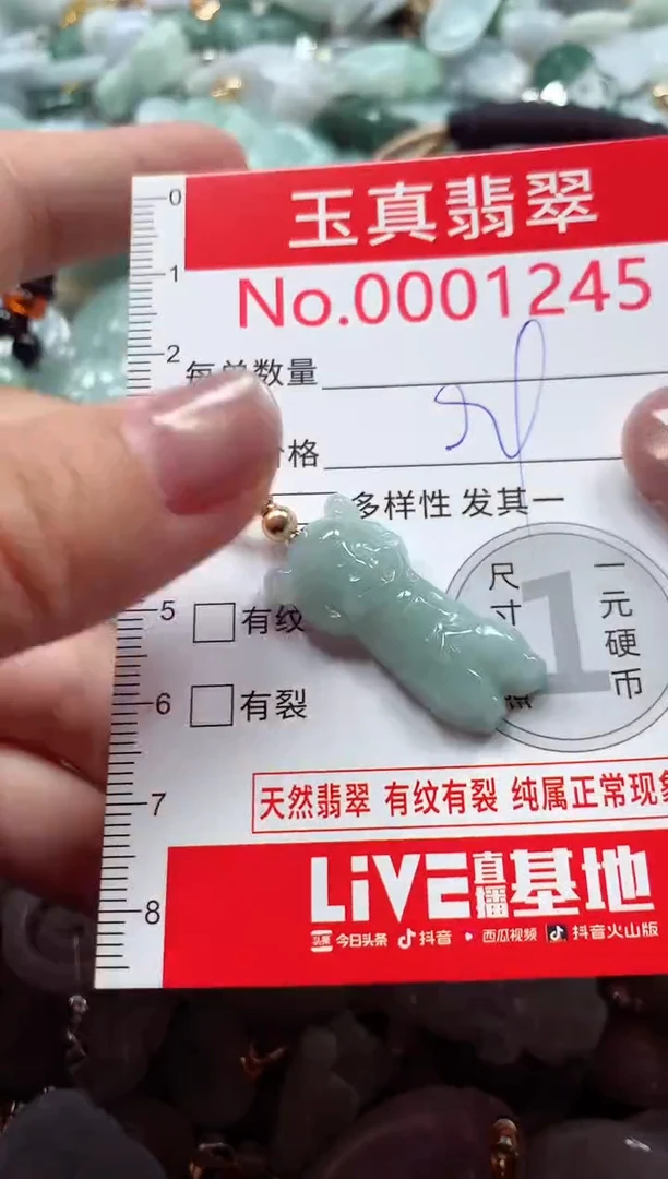 吊坠(不含链)未镶嵌翡翠1245