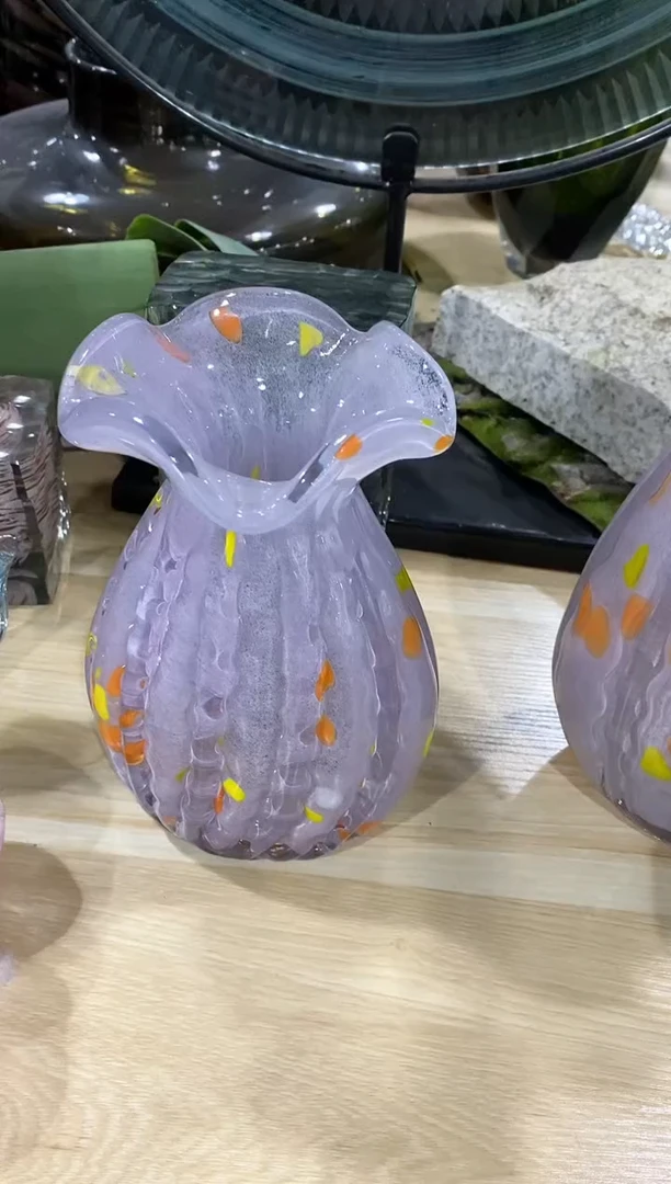 慕忆家手作琉璃花瓶小号
