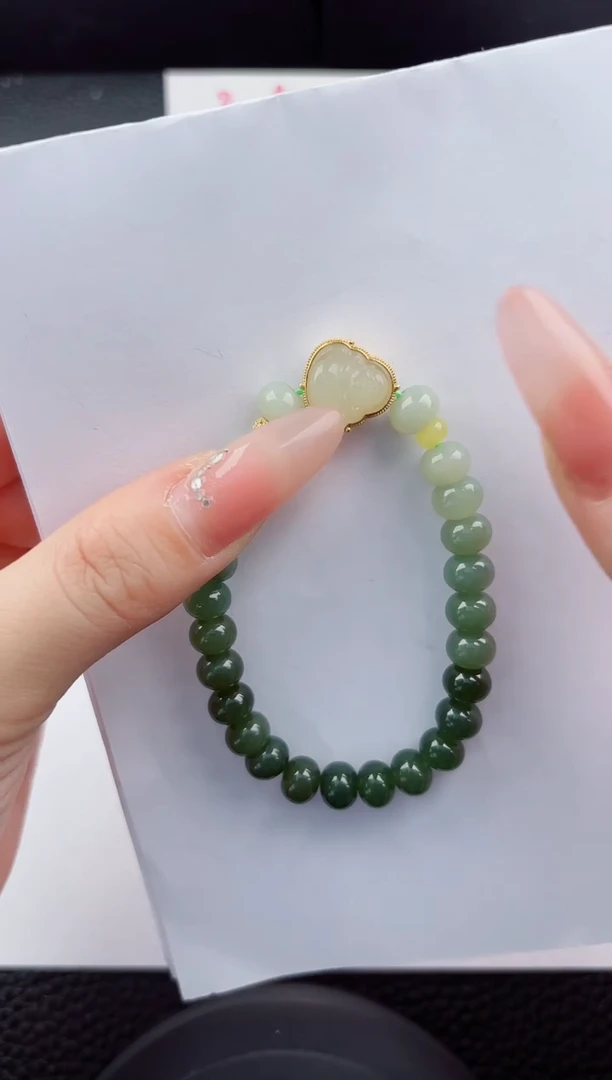 未镶嵌手串和田玉嗨购微色差T