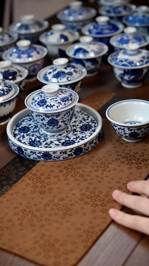 春风缠枝盖碗3件套1111111