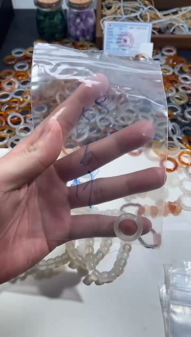 【闪购商品】玛瑙/玉髓戒指未镶嵌58