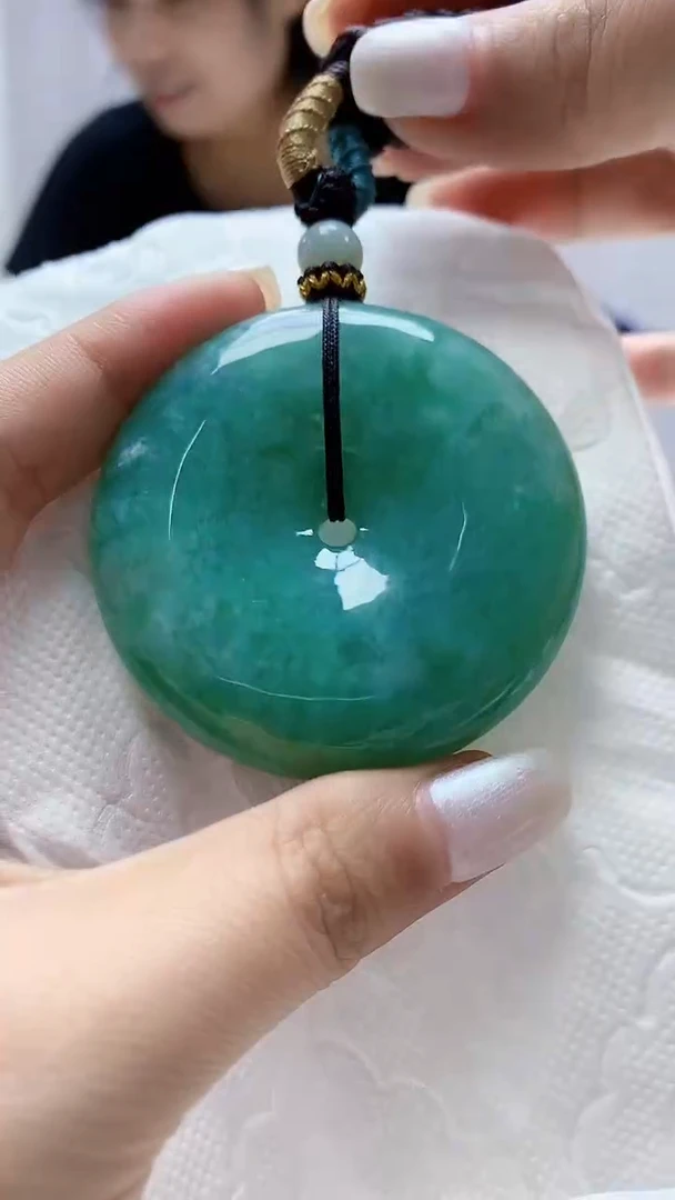定制翡翠未镶嵌4902ms-毛货93扣子