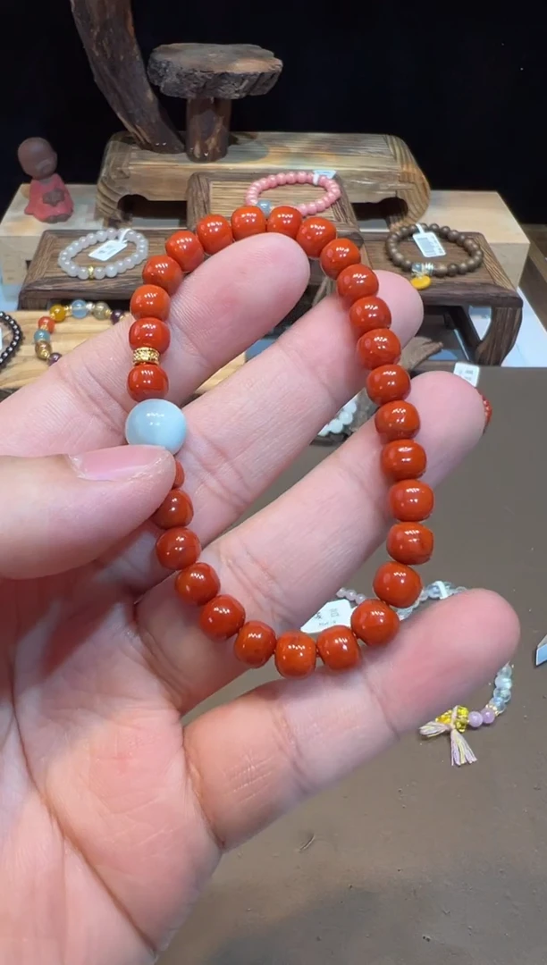 【闪购商品】玛瑙手饰18K金镶嵌手饰@@9658