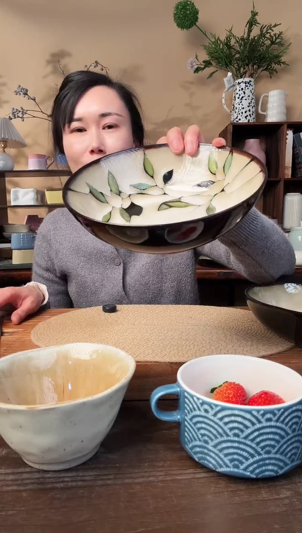 7.9英寸竹叶碗微瑕