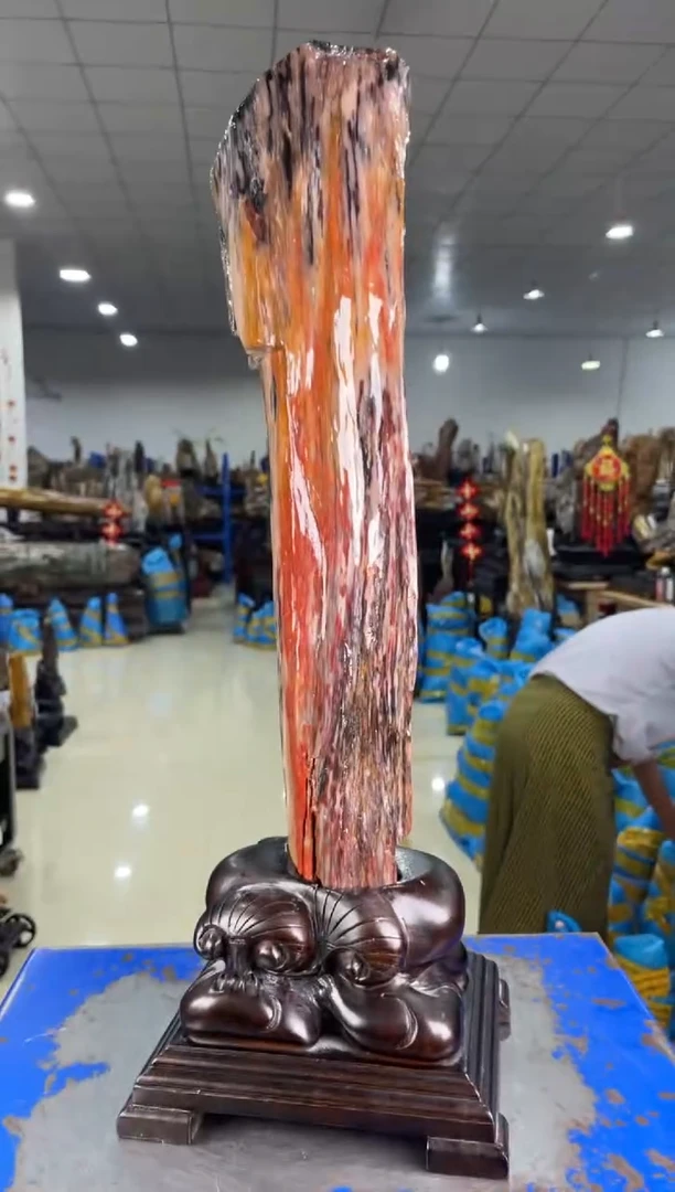 【闪购商品】硅化玉摆件未镶嵌86