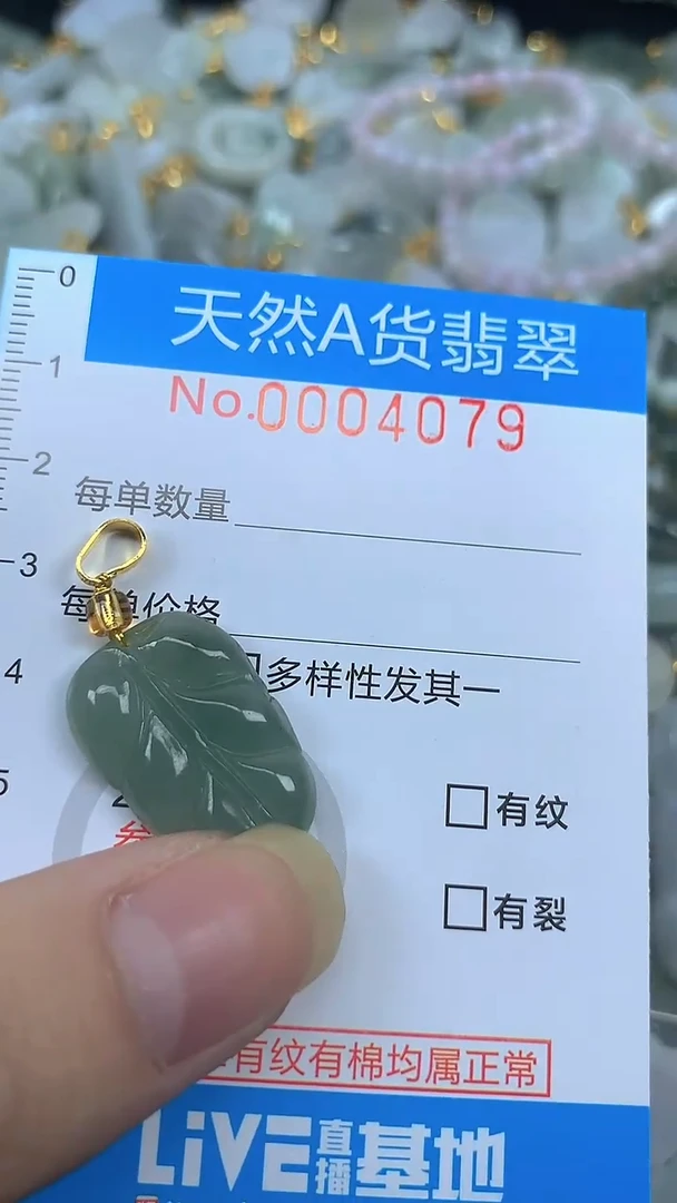 颈饰未镶嵌翡翠4079