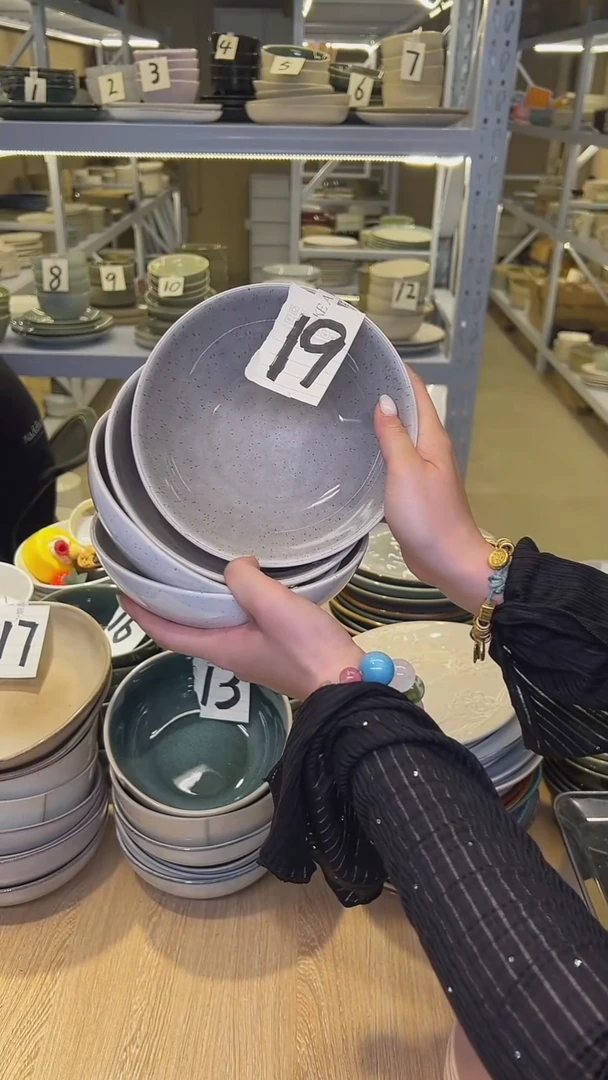 瓷14高温釉下彩陶瓷餐具