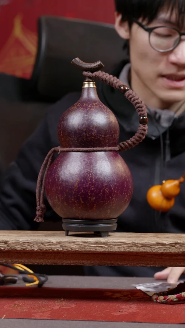 932号大漆精品葫芦一物一拍7-800ml