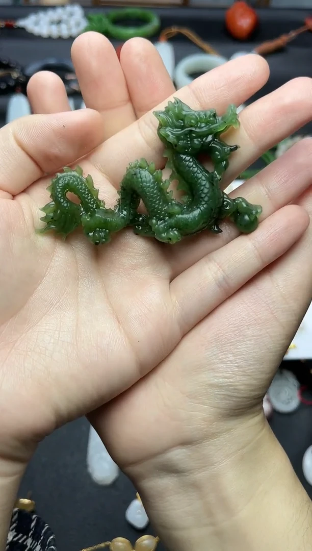 未镶嵌和田玉摆件龙【定制】06