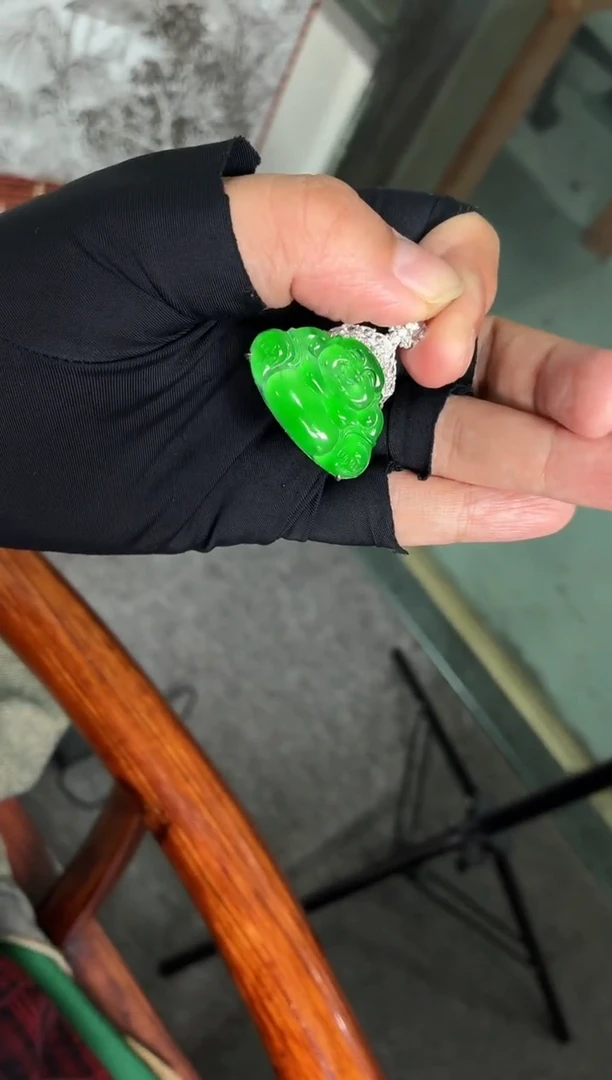 银S925镶嵌定制翡翠43定制翡翠-多样性发货（发其一）