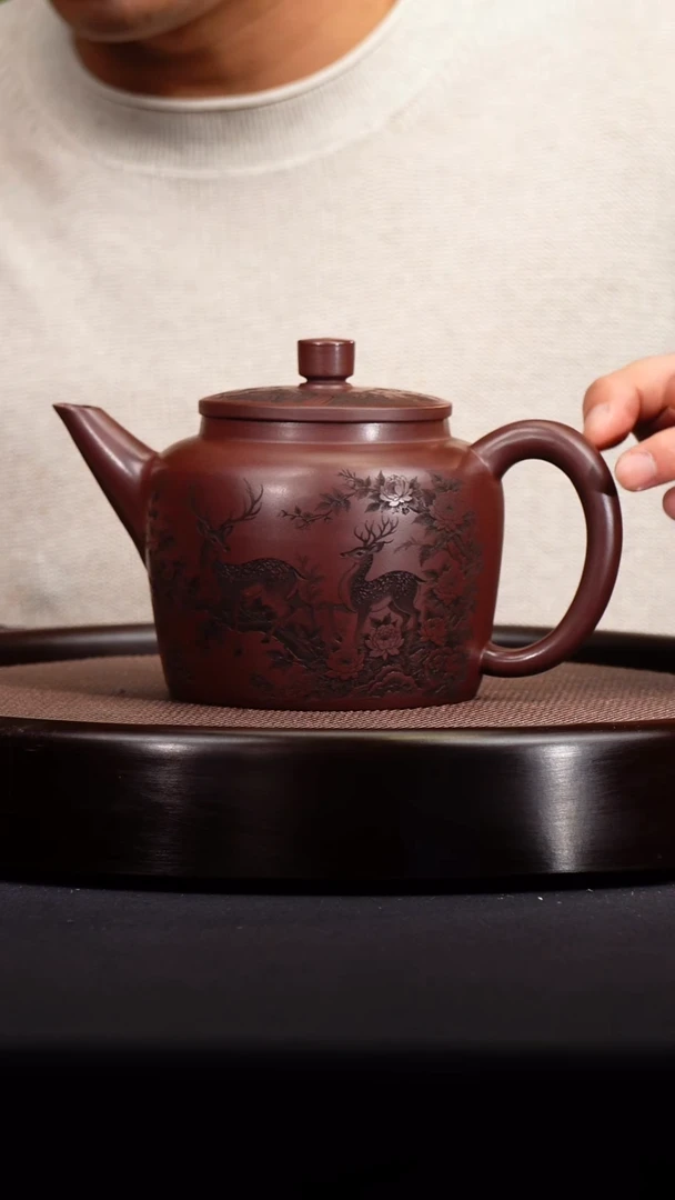 茶壶紫砂宜兴紫砂原矿壶