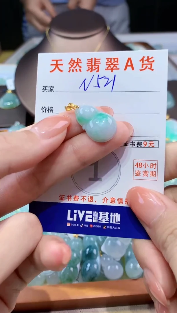 翡翠未镶嵌颈饰天然翡翠A货挂件