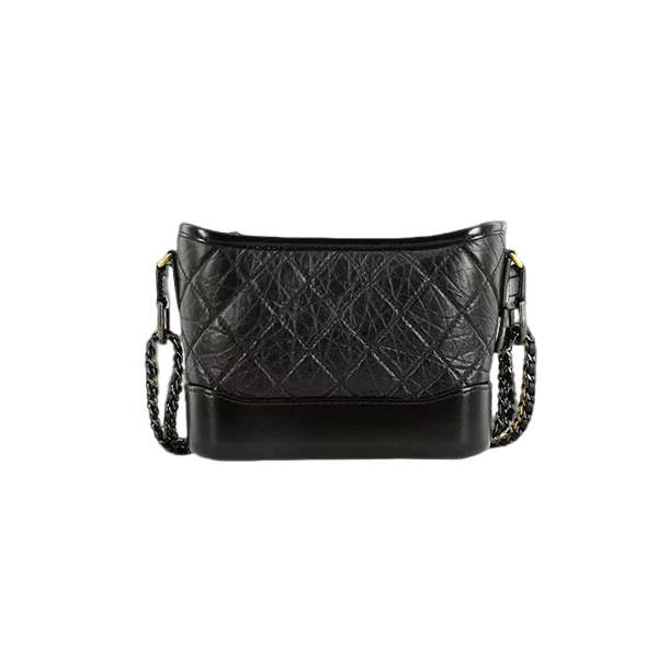 99新 Chanel/香奈儿 流浪包黑色中号/小号、黑拼白小号 24开