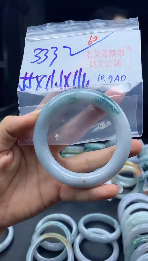 未镶嵌定制翡翠60毛货需精细抛光+多样性发1件+333元