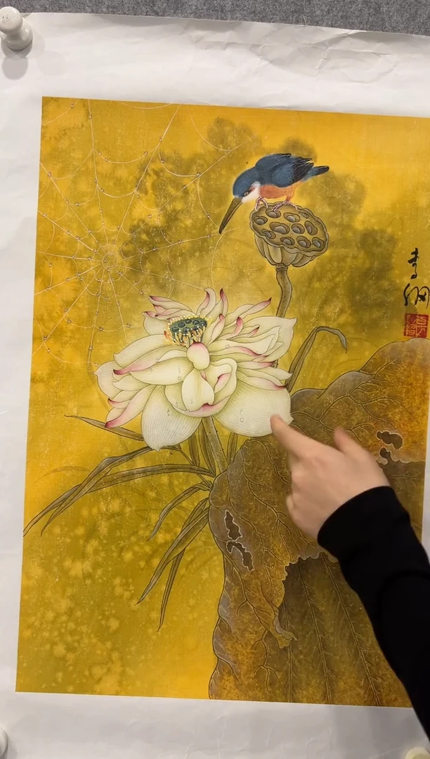 国画李纲-2.7平尺-国画作品