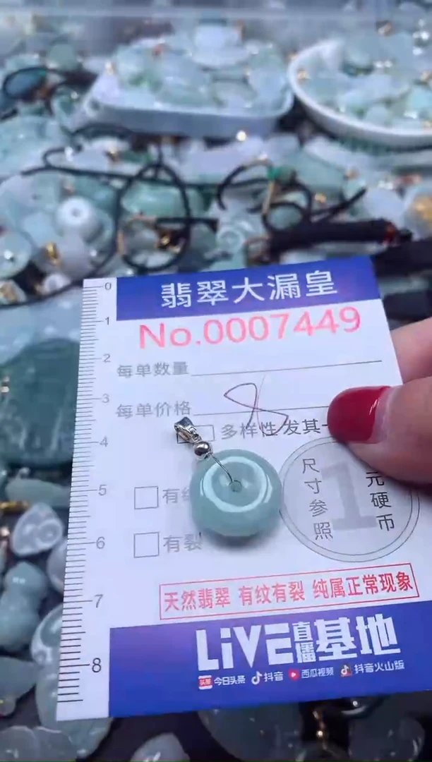 颈饰未镶嵌翡翠7449