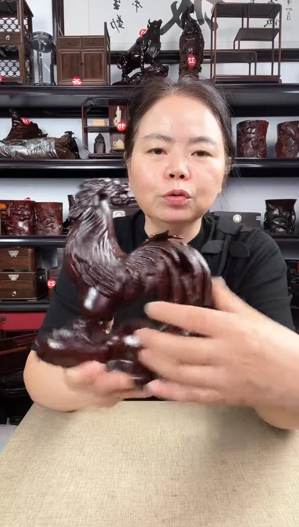 木大鸡老李红木工艺品