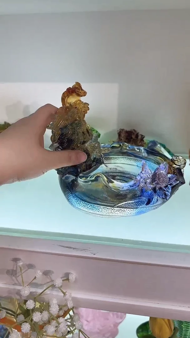 手工艺品琉璃龙龟