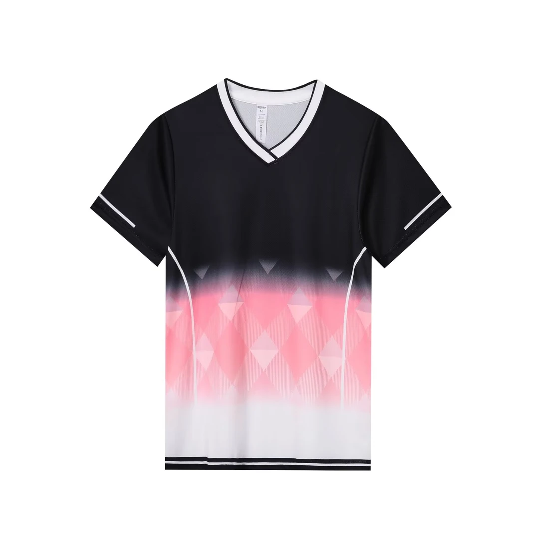 吸湿排汗轻薄羽毛球服男女款2025夏季新款训练比赛服速干运动衣