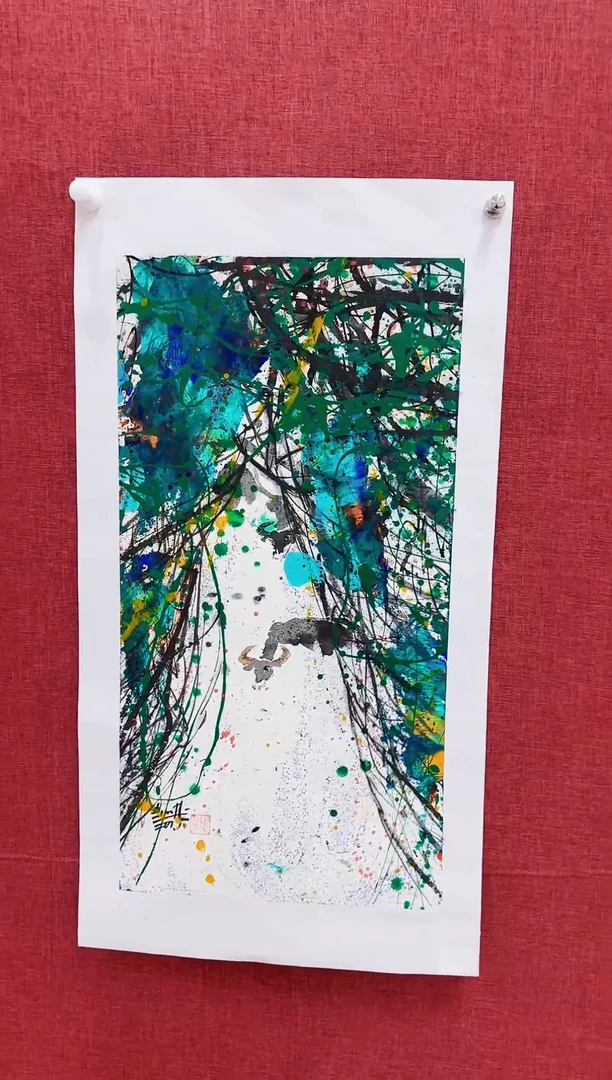 国画赵燮书画藤萝精品