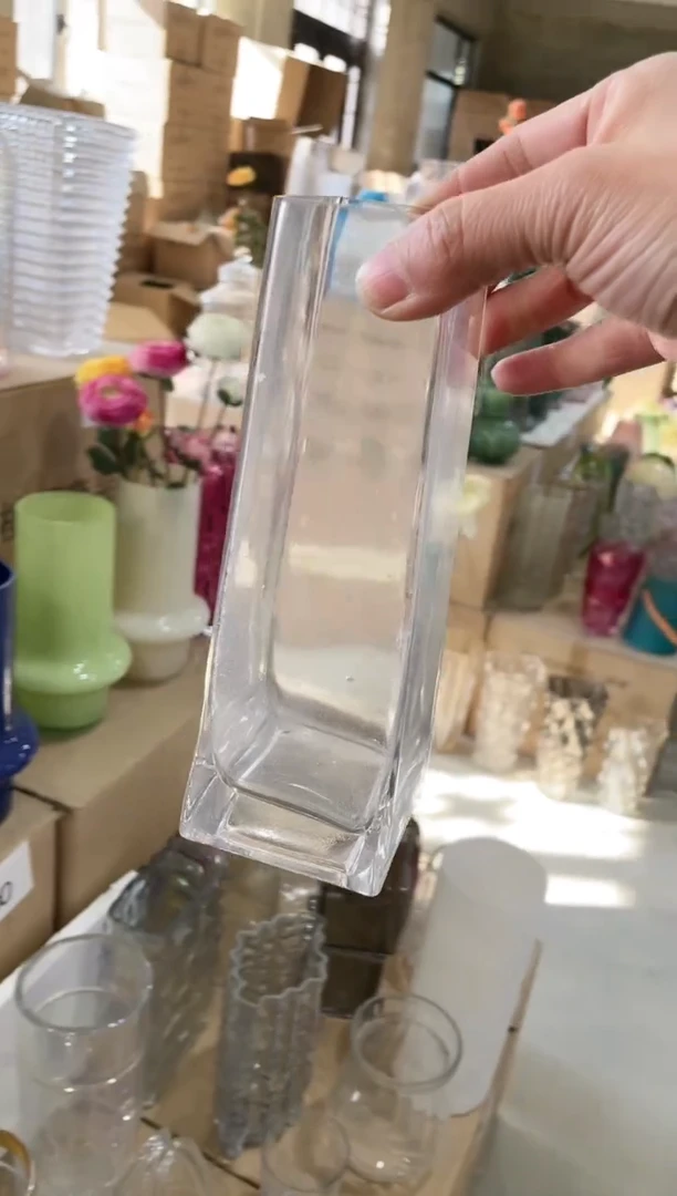 【闪购商品】无铅玻璃透明方口