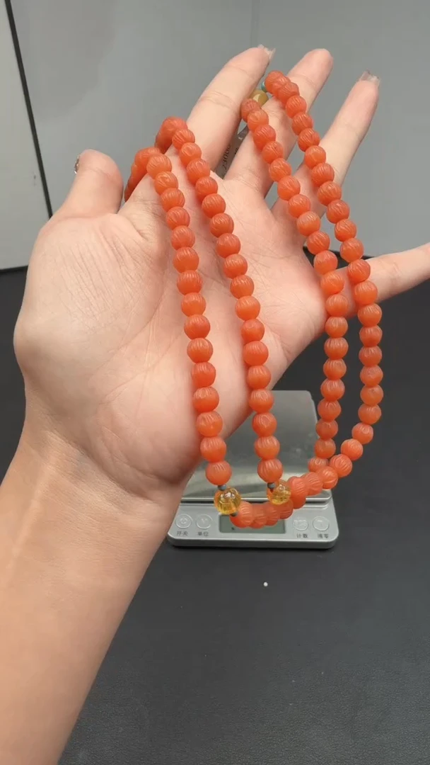 南红玛瑙未镶嵌颈饰sn06吊坠