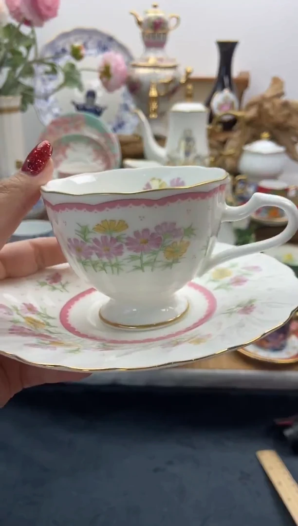 瓷片全新hoya咖啡杯谨慎参拍，防伪帖撕毁无售后