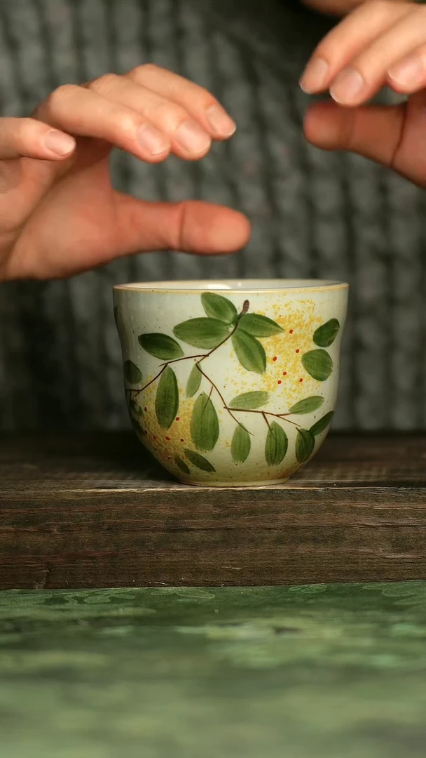 青诗集手工手绘瓷器