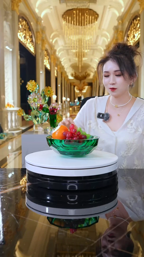 琉璃AJ1011280绿色收纳果盘