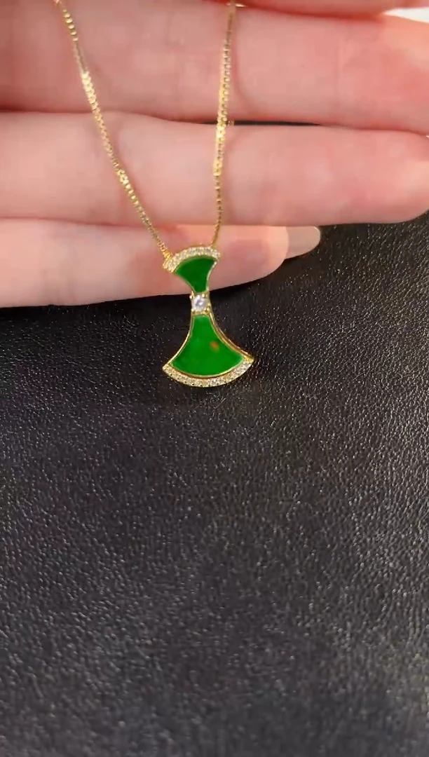 【闪购商品】翡翠吊坠(不含链)银S925镶嵌缅料A货/支持复检/一件