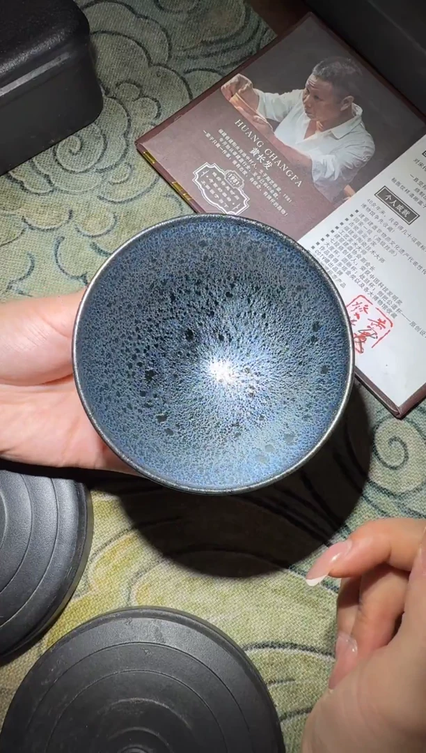 茶盏非遗巨匠黄长发建盏主人杯010