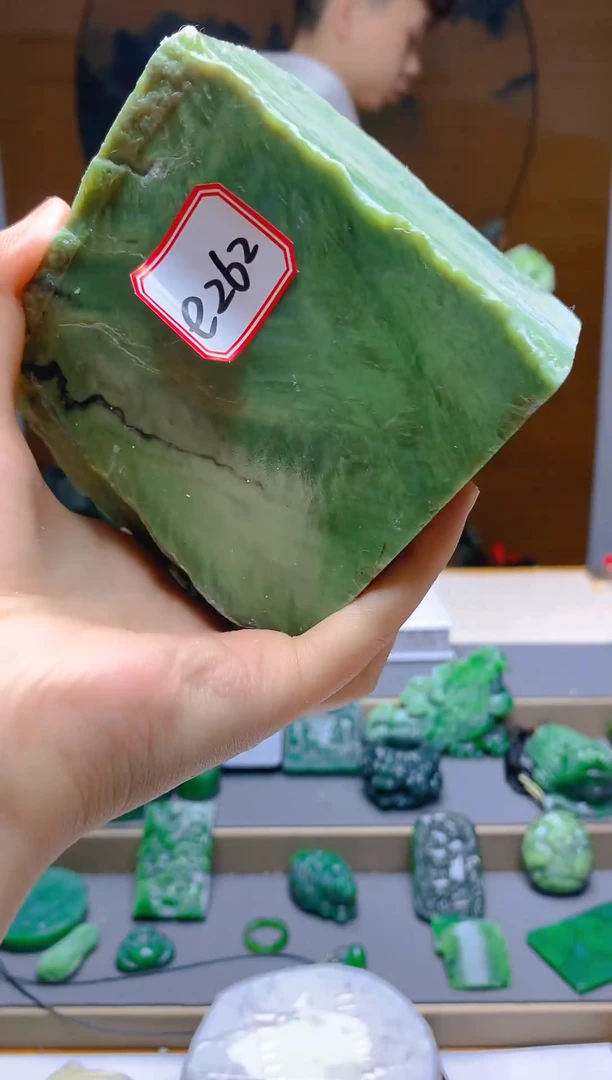 【闪购商品】和田玉（碧玉）珠宝半成品未镶嵌1
