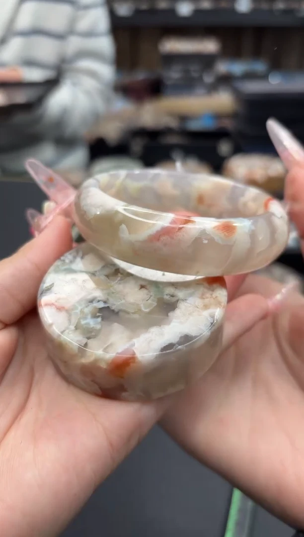 未镶嵌手镯石英质玉129(59圈赠送镯心)