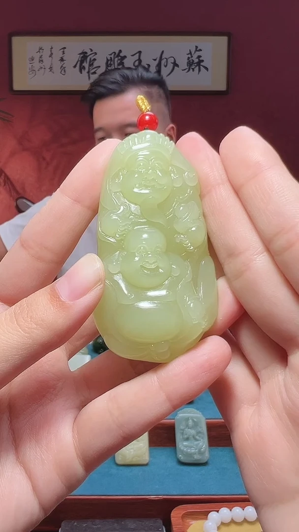 吊坠(不含链)未镶嵌和田玉55