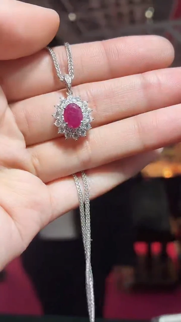 银S925镶嵌其他红宝石（扎德严选）